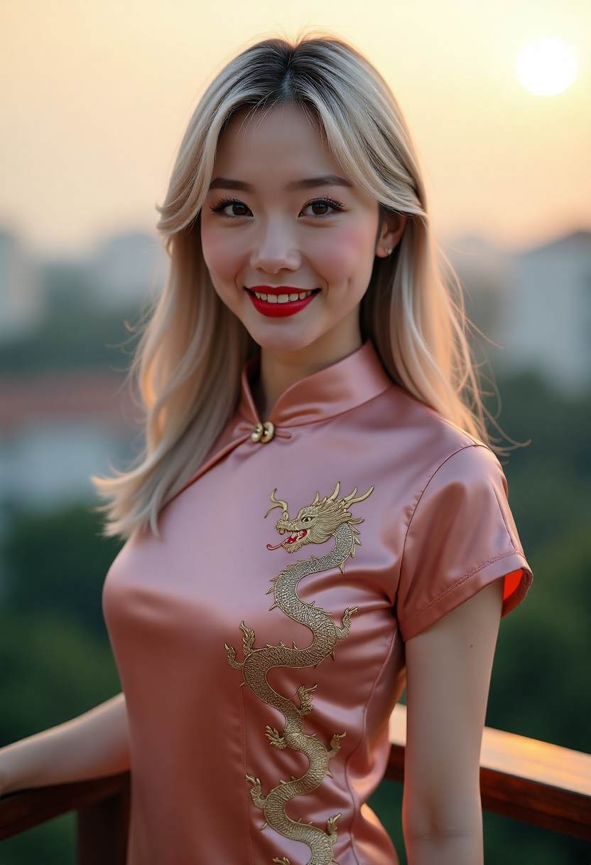 结冰湖面与远处的人